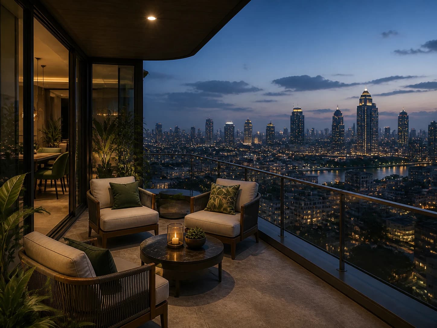 Konzeptvisualisierung: BALKON & CITY VIEW