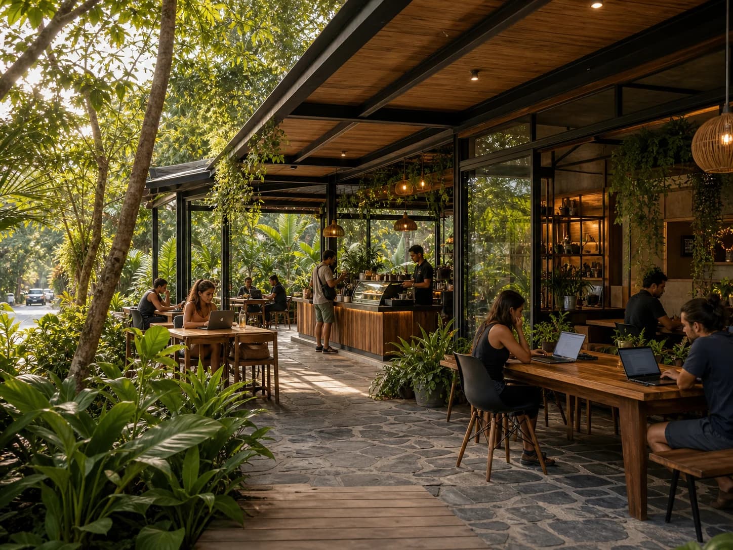 Konzeptvisualisierung: NATURO CAFÉ